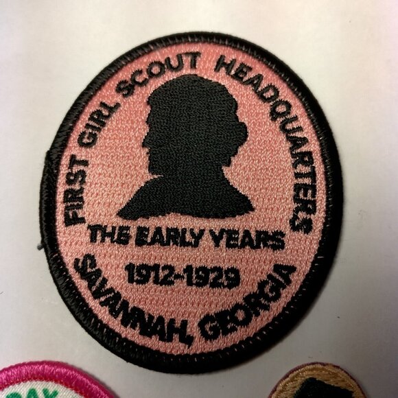 Girl Scouts Of America Founder Juliette Gordon Low Patch Lot of 3 Birthday Fun - Picture 3 of 5
